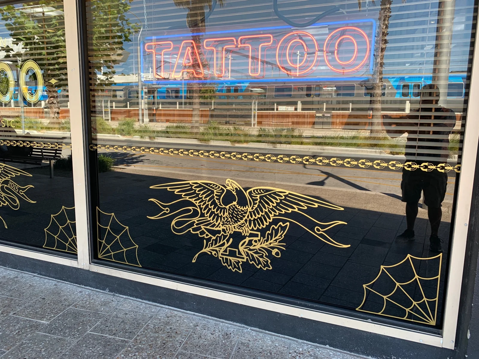 RADesignz project: Tattoo studio window detail