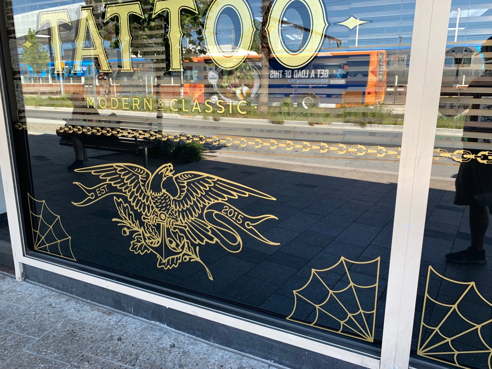 RADesignz project: Decorative shopfront graphics