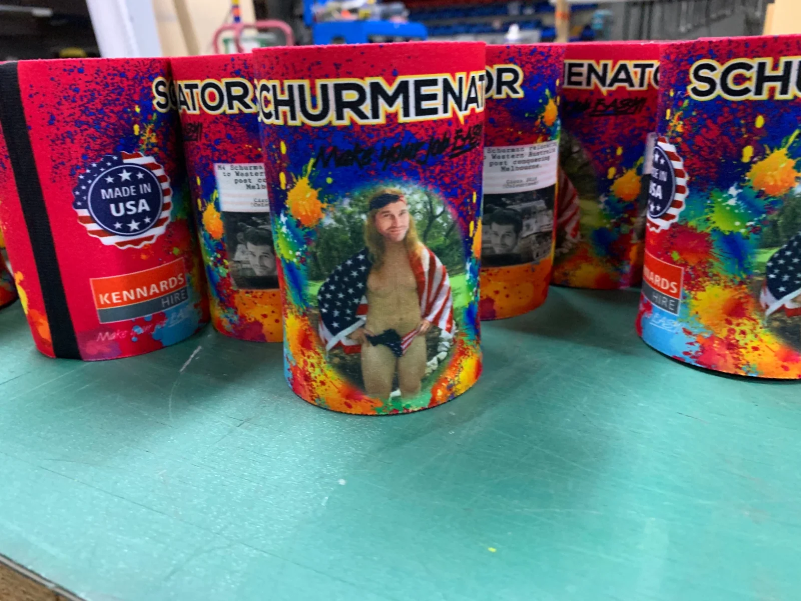 RADesignz project: Colourful personalised stubby holders