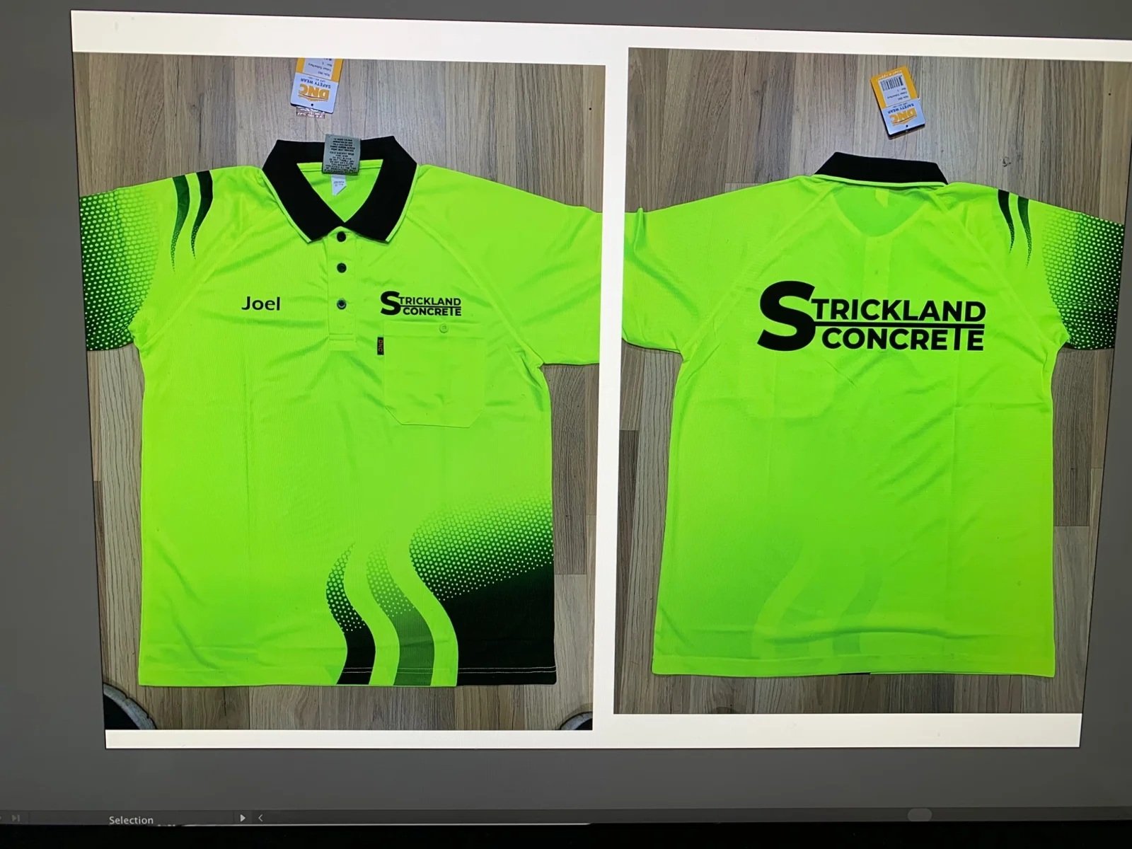 RADesignz project: High-visibility work polos