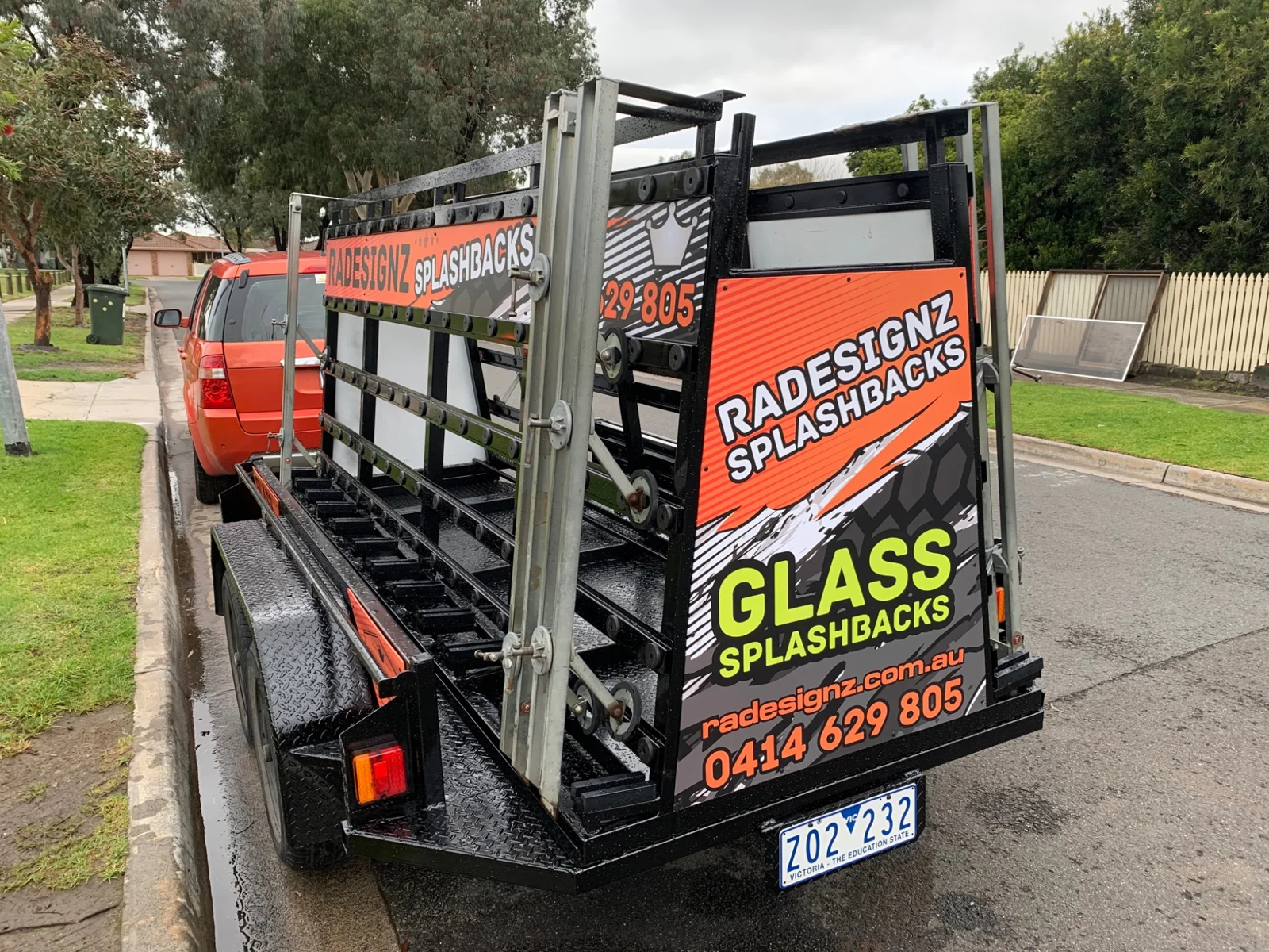 RADesignz project: RADesignz trailer — rear panel