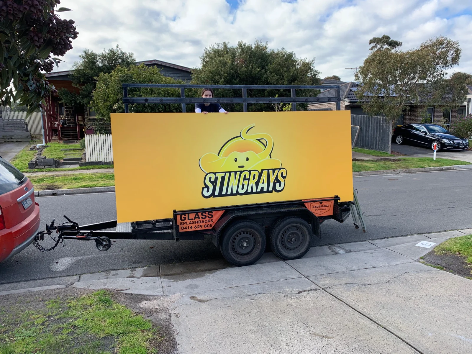 RADesignz project: Yellow sports house panel