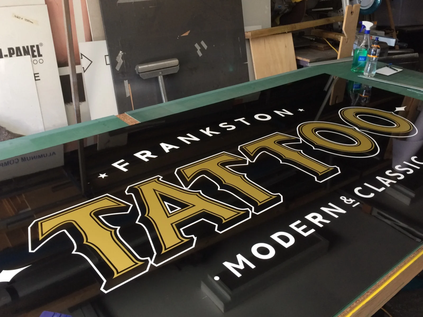 RADesignz project: Tattoo studio sign
