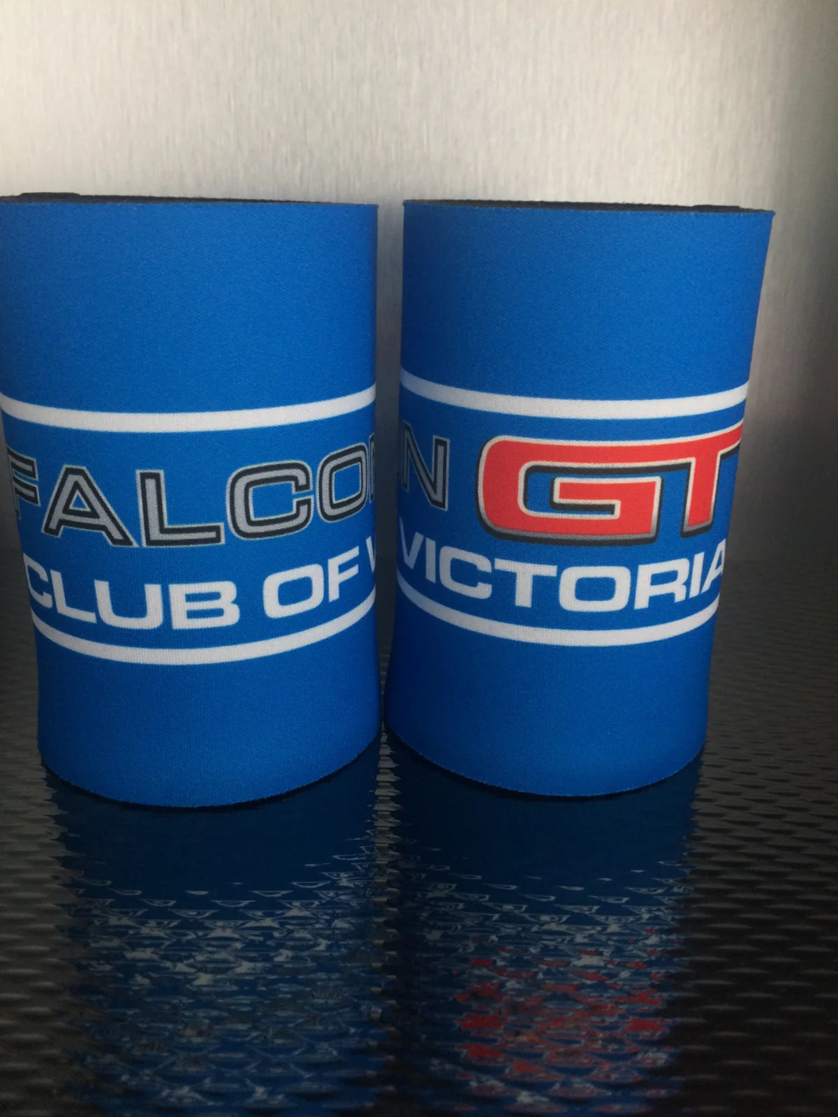 RADesignz project: Blue club stubby holders