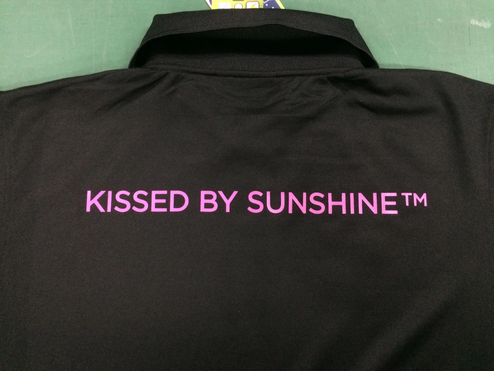 RADesignz project: Personalised polo — back